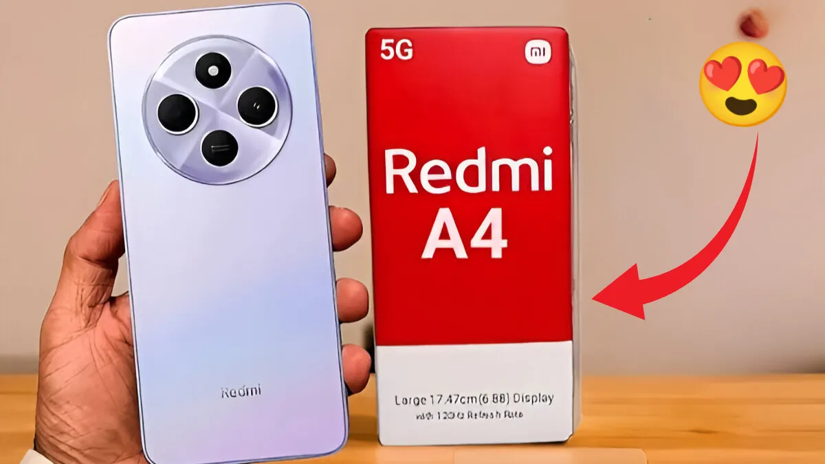 Redmi A4 5G: किफायती दाम में शानदार 5G स्मार्टफोन का नया विकल्प