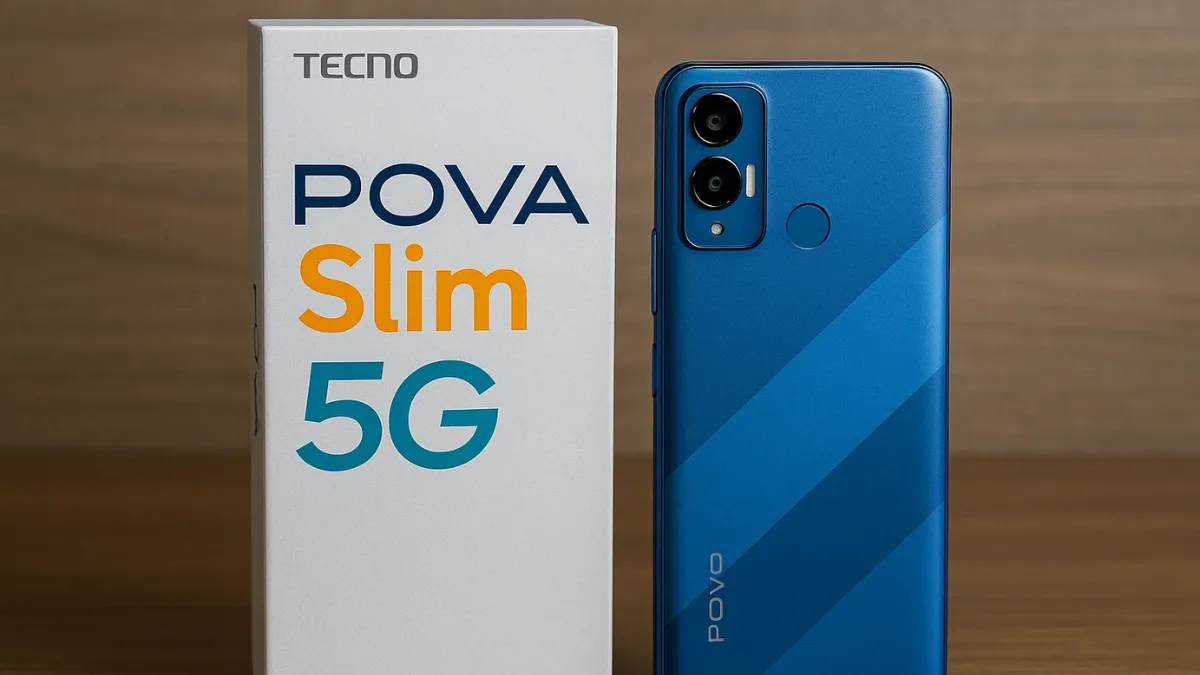 Tecno Pova Slim 5G स्टाइल, स्पीड और पावर का जबरदस्त कॉम्बिनेशन