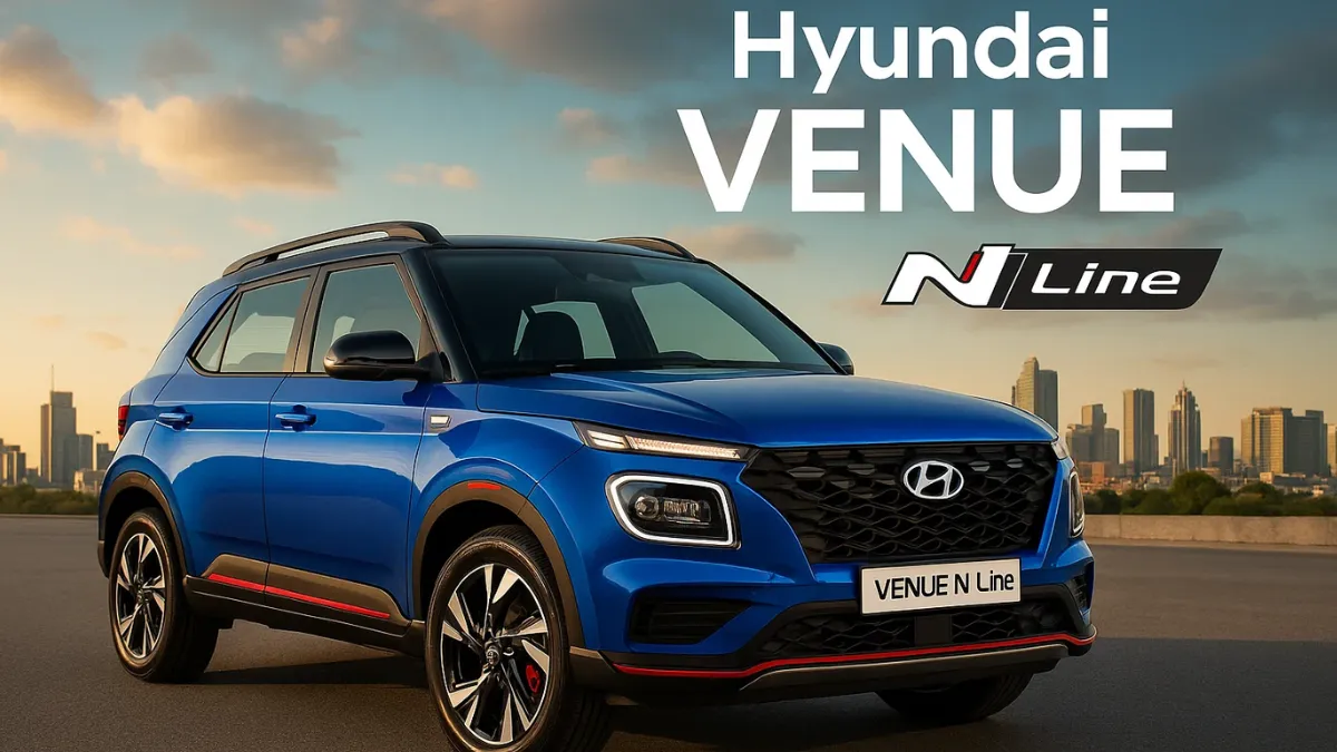 Hyundai Venue N Line भारत में लॉन्च: स्पोर्टी लुक, दमदार परफॉर्मेंस और प्रीमियम फीचर्स