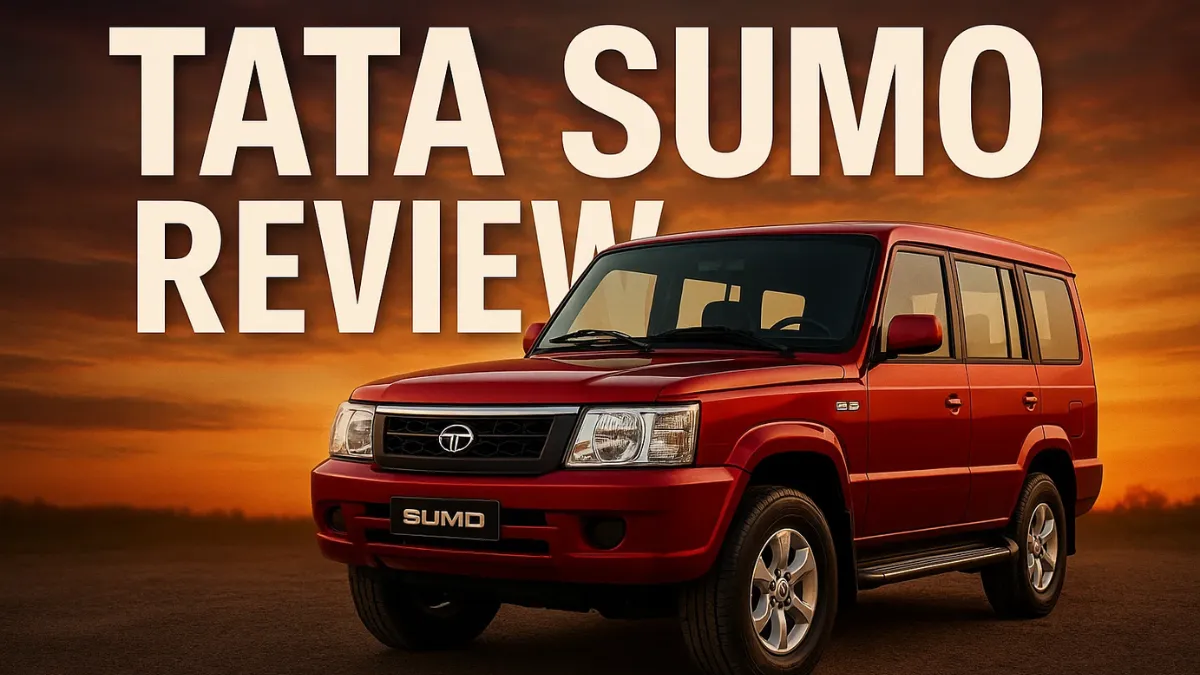 Tata Sumo Review – रॉ पावर, विशाल स्पेस और भरोसेमंद बॉडी-ऑन-फ्रेम MUV