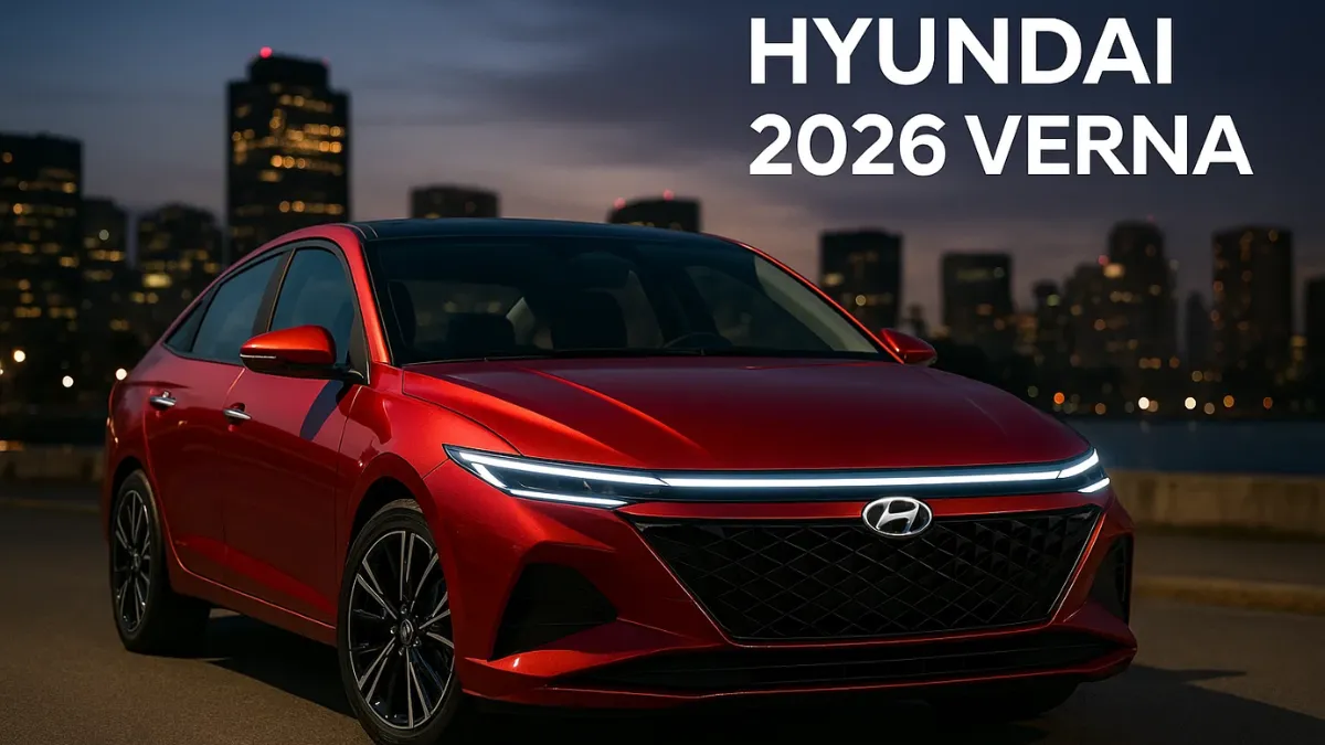 Hyundai 2026 Verna: स्टाइल, सेफ्टी और टेक्नोलॉजी का नया मापदंड