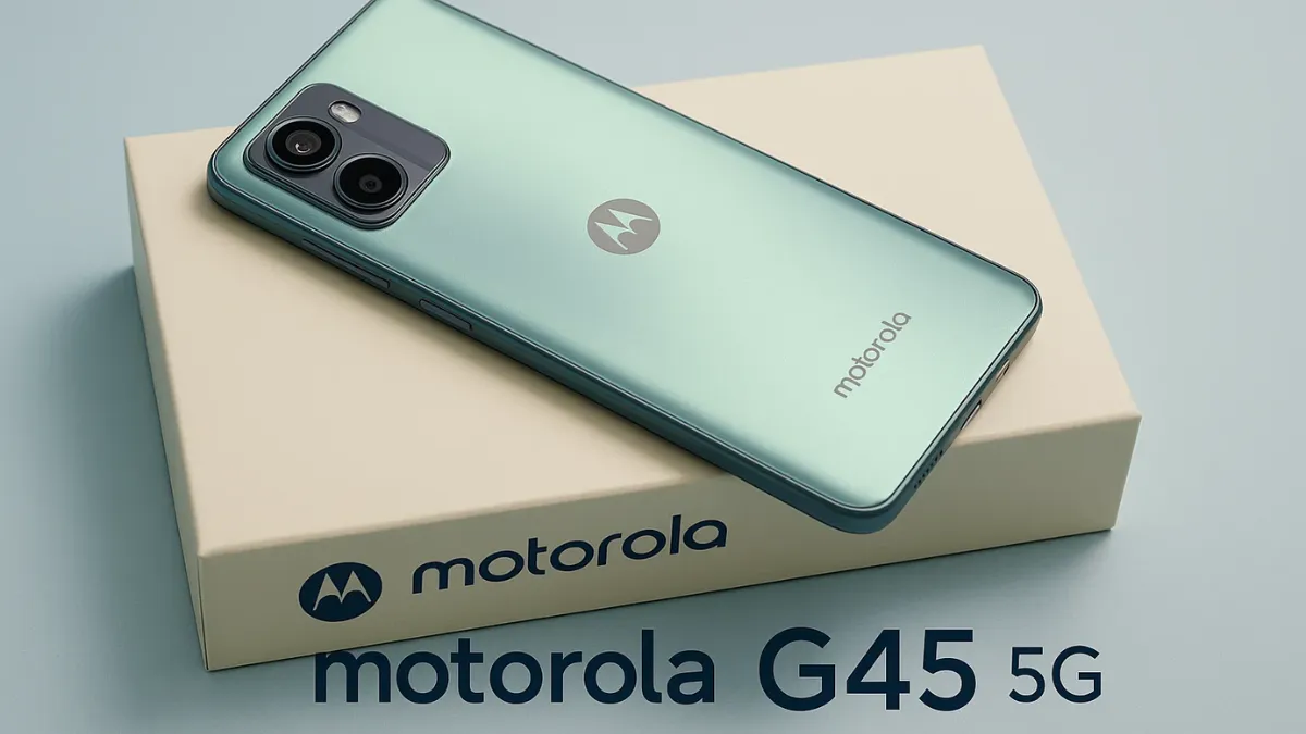 Motorola G45 5G: स्टाइलिश डिज़ाइन और दमदार परफॉर्मेंस के साथ नया 5G स्मार्टफोन