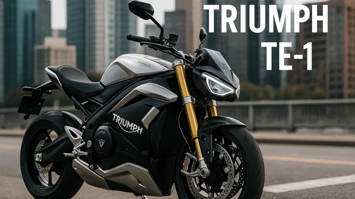 Triumph TE-1: एक आधुनिक और हाई-परफॉर्मेंस इलेक्ट्रिक मोटरसाइकिल